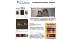 Desktop Screenshot of ccgediciones.com